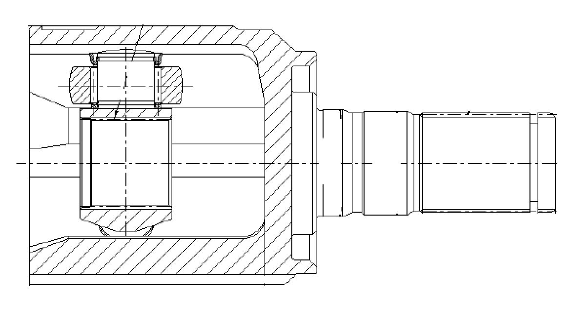ШРУС для а/м Hyundai Creta (15-) 2.0i AT 2WD/4WD (внутр. лев. перед.) (GO 0827) preview 3
