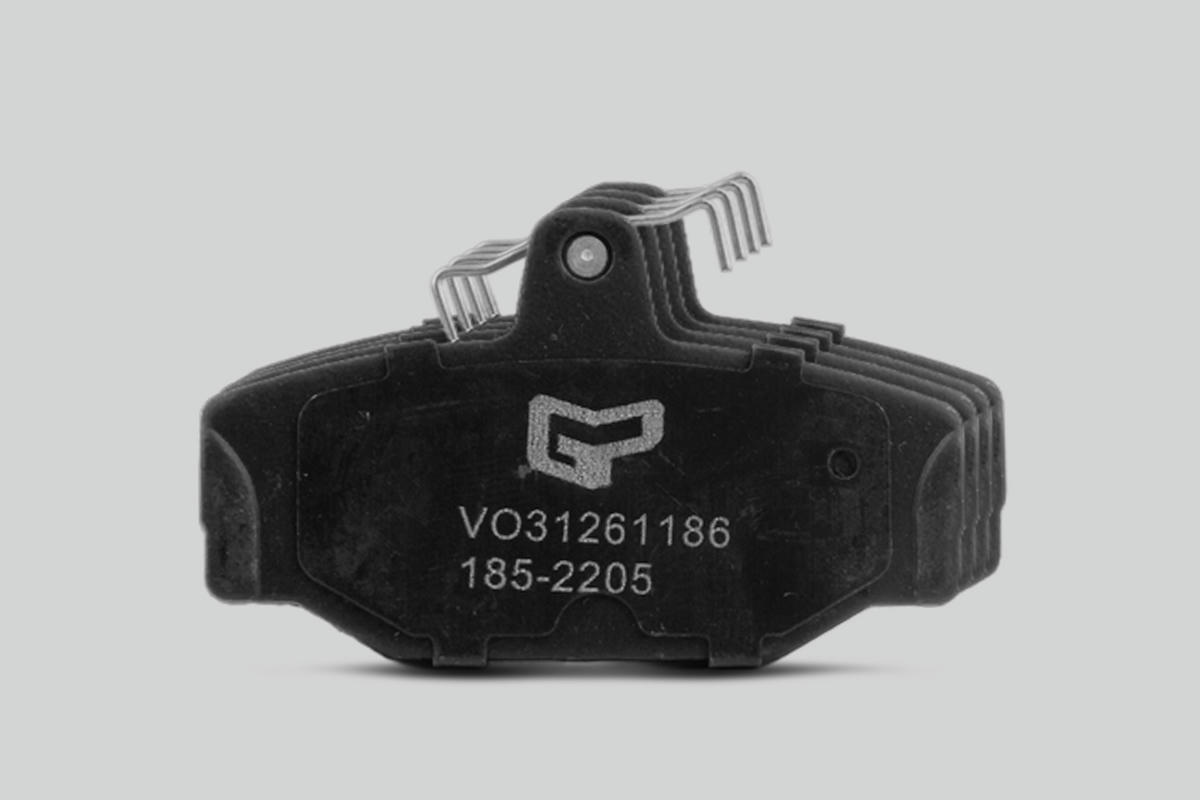 Колодки тормозные задние к-кт Gparts VO31261186 preview 1