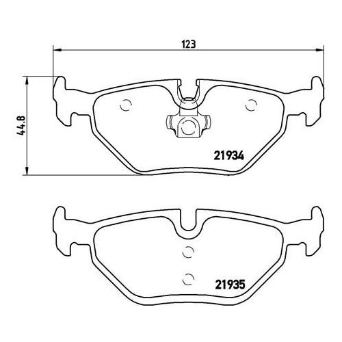 Колодки тормозные задние дисковые к-кт TRIALLI PF 4092 preview 3