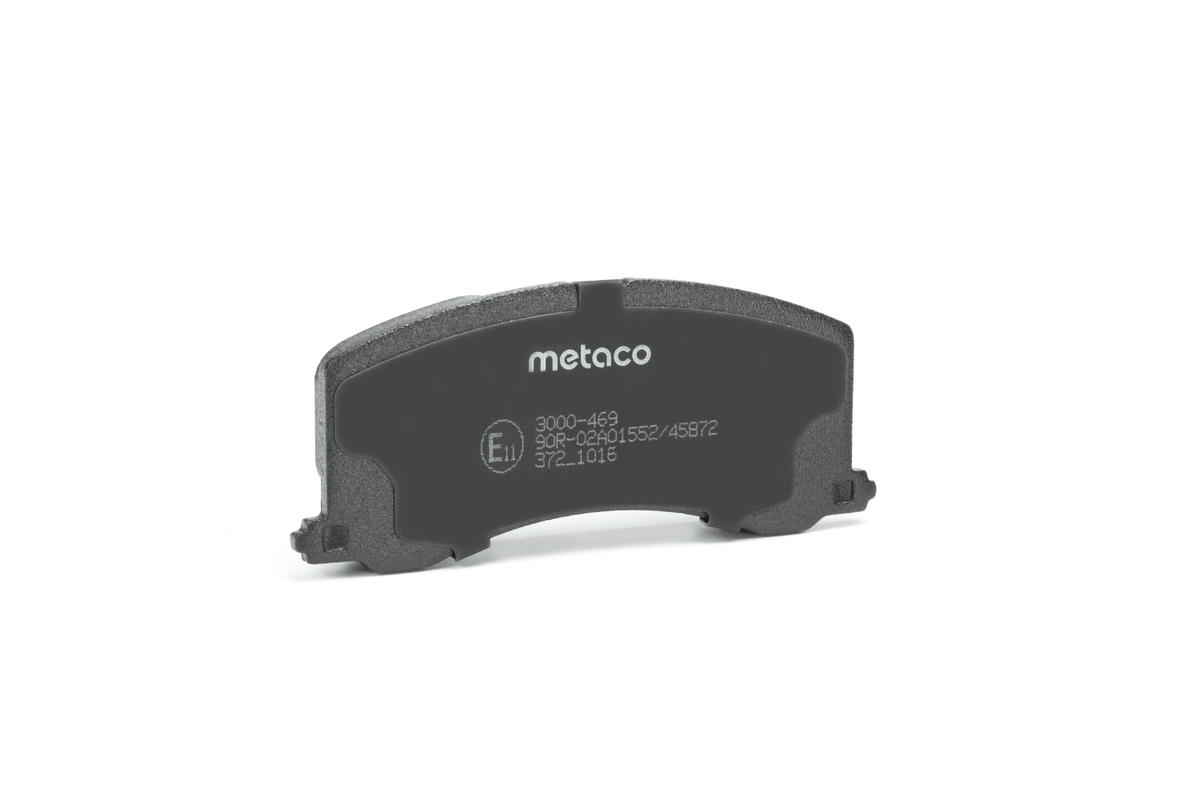 Колодки тормозные передние к-кт metaco 3000-469 preview 2