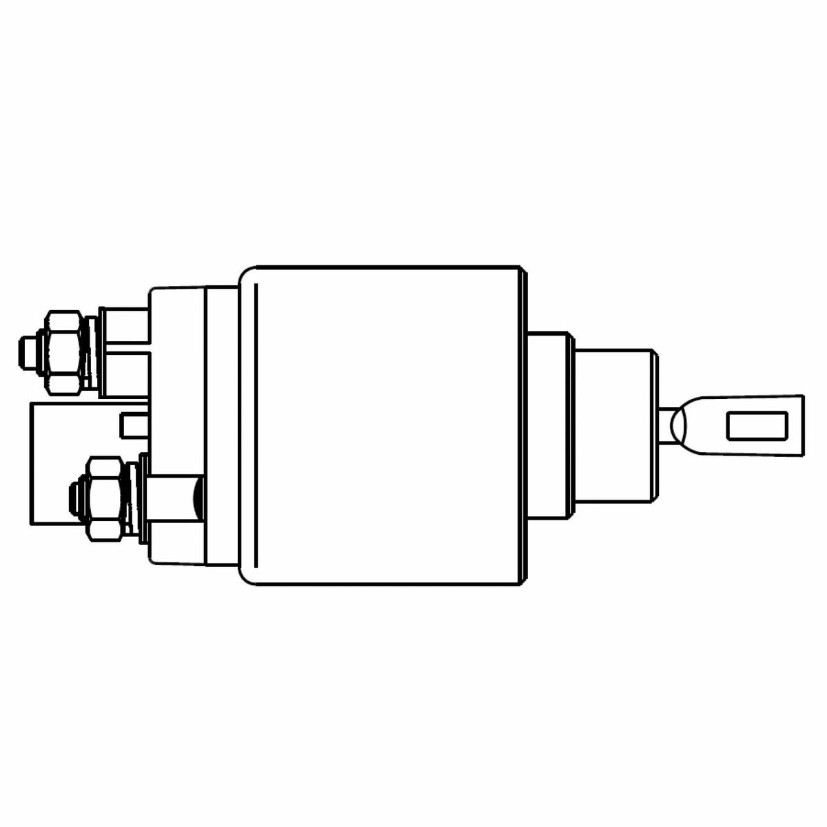 Реле втягивающее стартера для а/м Toyota Corolla E110 (95-)/Avensis (97-) 1.6i (VSR 1901) preview 5