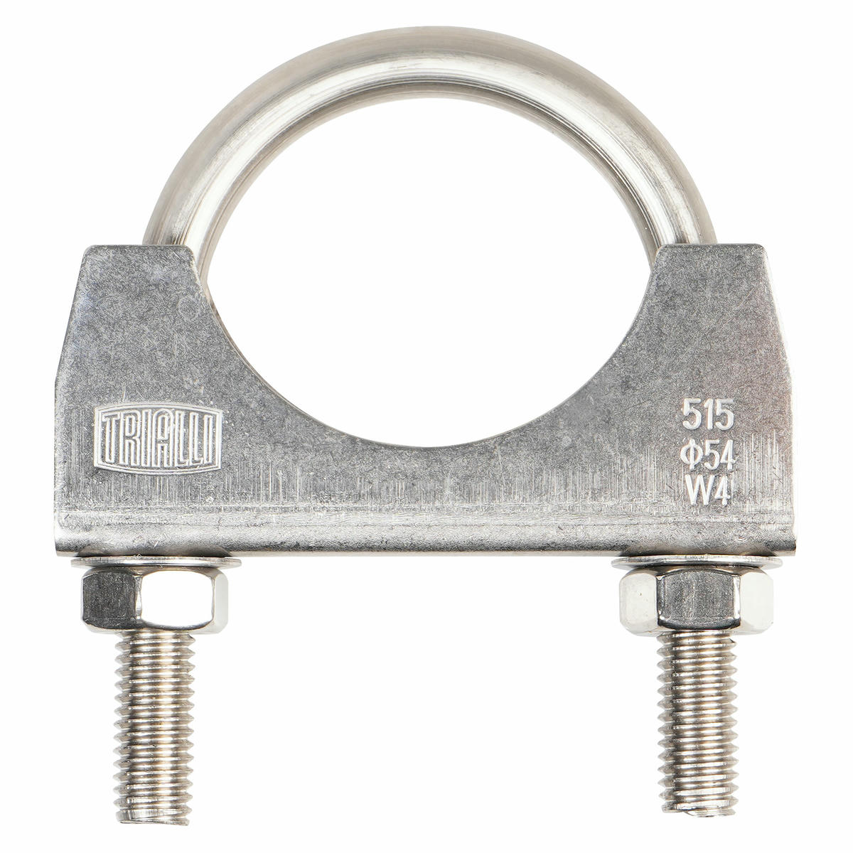 Хомут глушителя U-образный D=54 мм (стремянка) (нерж. сталь 304 SS) TRIALLI UC 54 SS preview 2