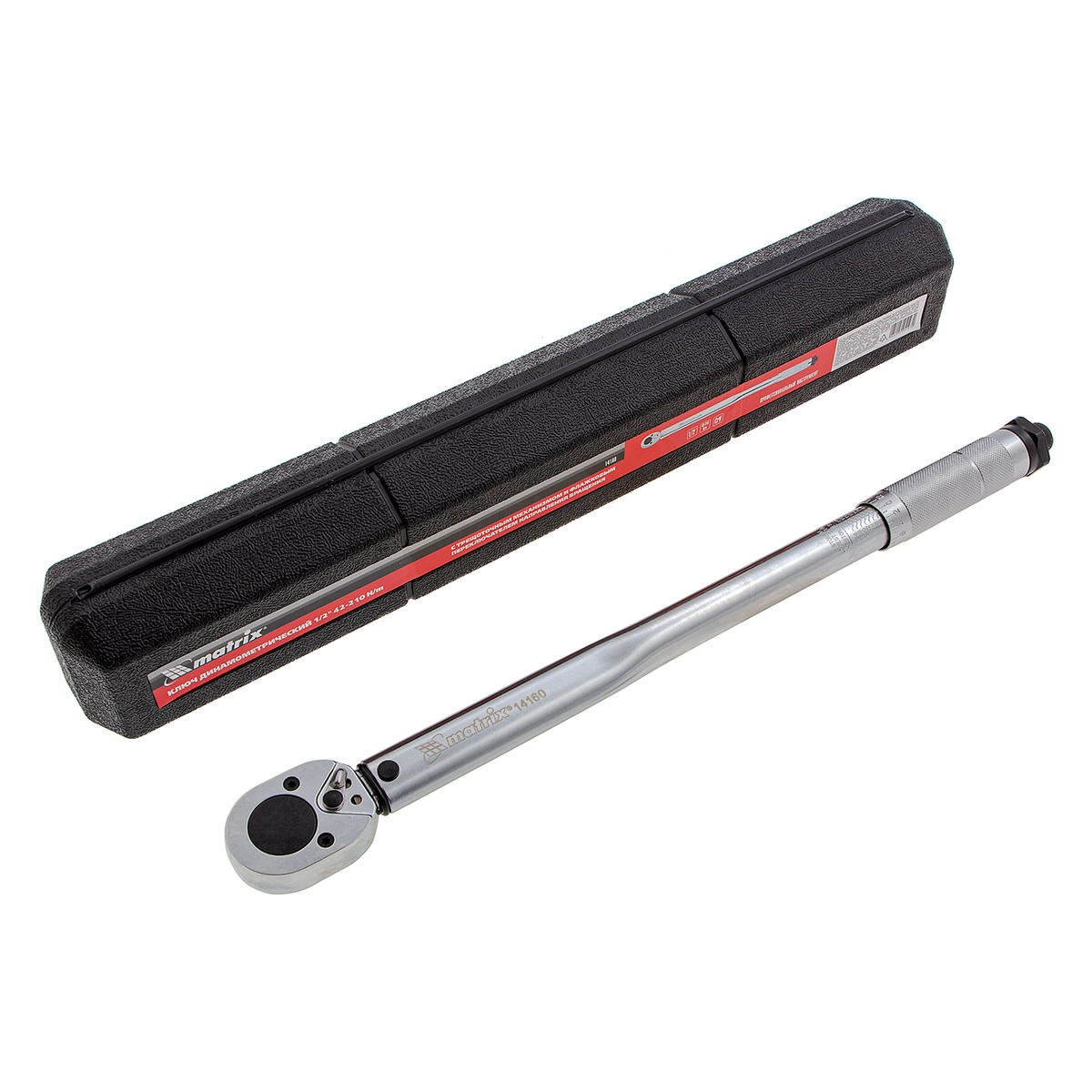 MATRIX 14160 Ключ динамометрический, 42-210 Нм, 1/2", CrV, хромир. preview 4