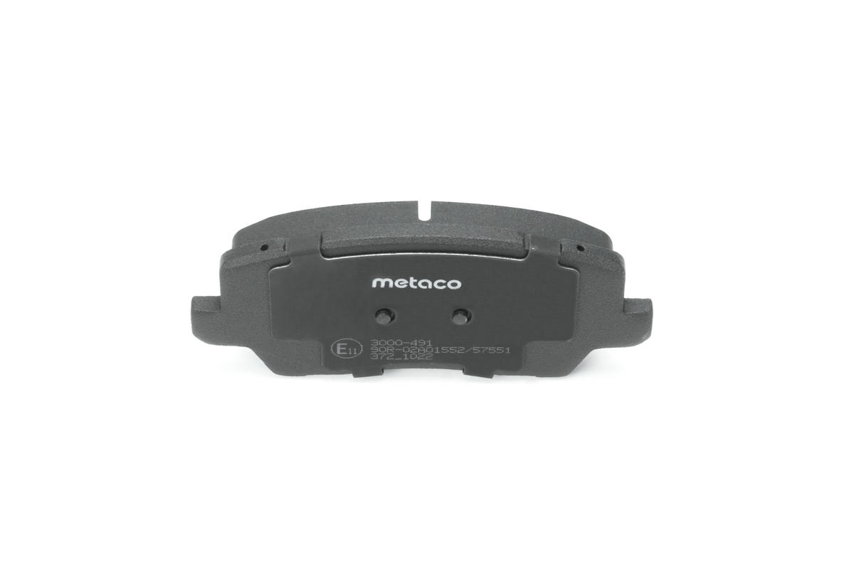 Колодки тормозные передние к-кт metaco 3000-491 preview 5