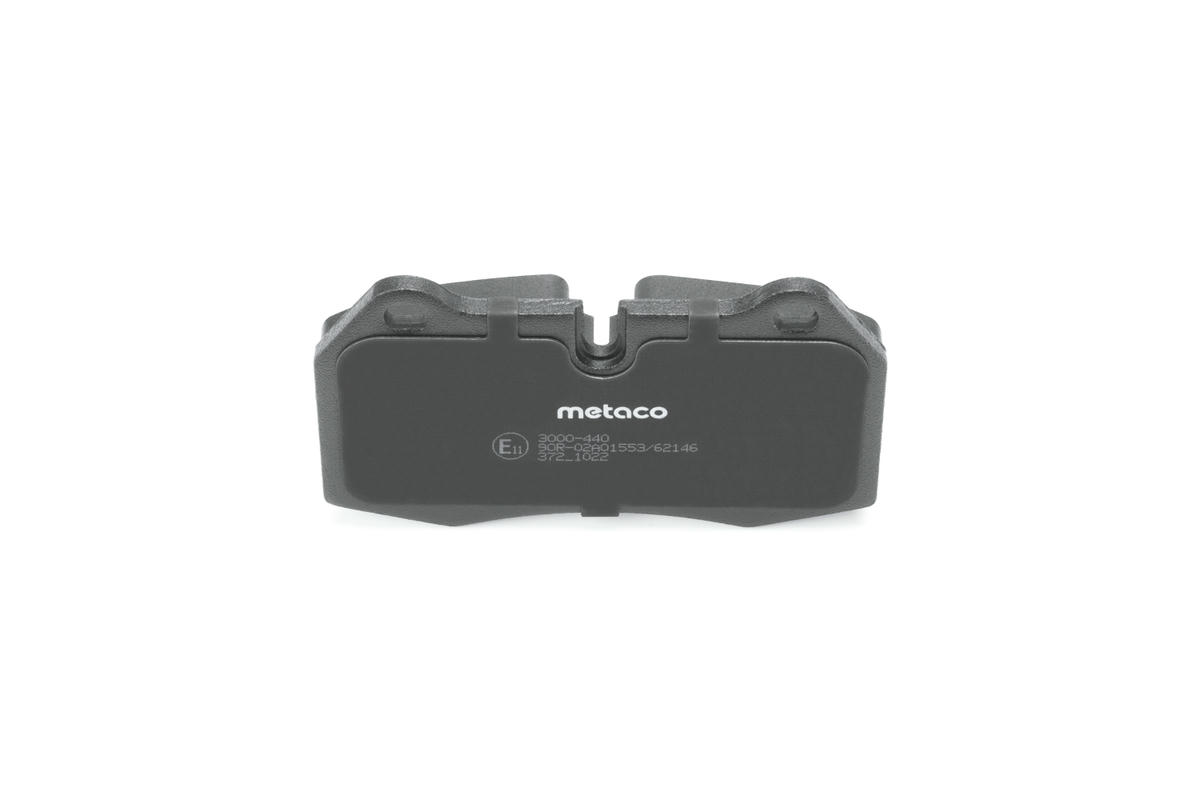 Колодки тормозные передние к-кт metaco 3000-440 preview 4