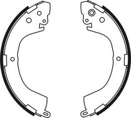 Колодки барабанные к-кт TRIALLI GF 4410 preview 4