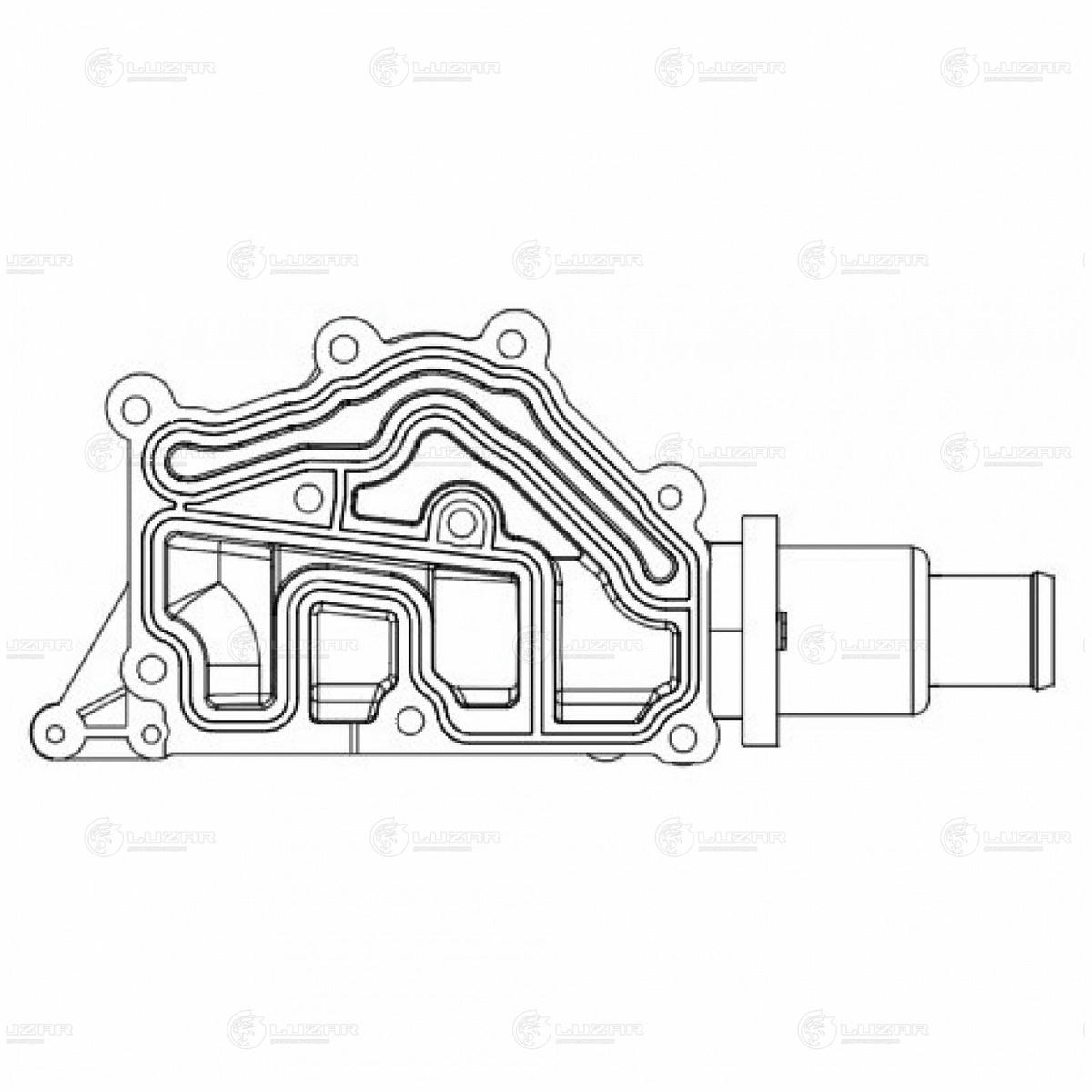 Термостат для а/м Renault Fluence (10-)/Megane II (02-) 1.4i/1.6i MT (89°С) (алюм. корпус) LUZAR LT 0924 preview 4