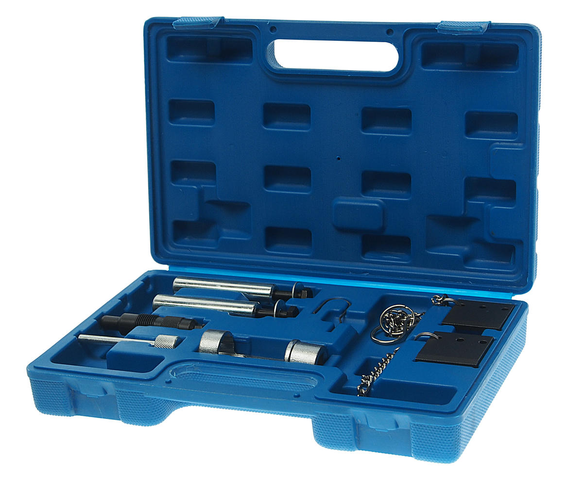 Набор фиксаторов для двигателей VAG (VW Passat 98-04,Audi A4,A6,A8,A11 97-04) 8пр кейс ROCK FORCE preview 1