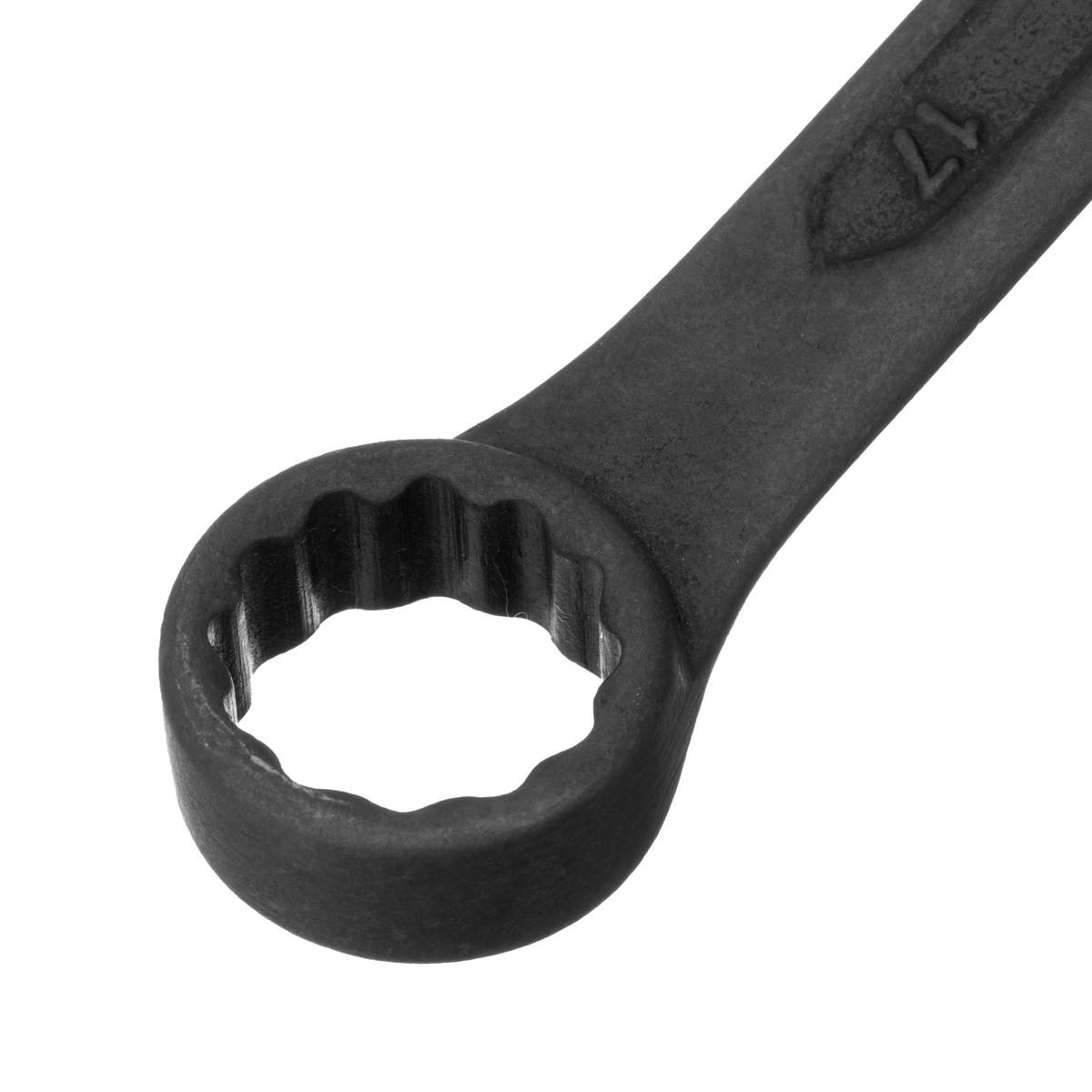 СИБРТЕХ 14911 Ключ комбинированый, 17 мм, CrV, фосфатированный, ГОСТ 16983 preview 4