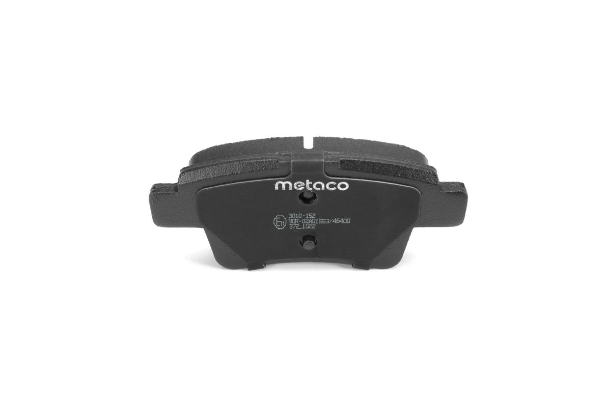 Колодки тормозные задние дисковые к-кт metaco 3010-113 preview 4