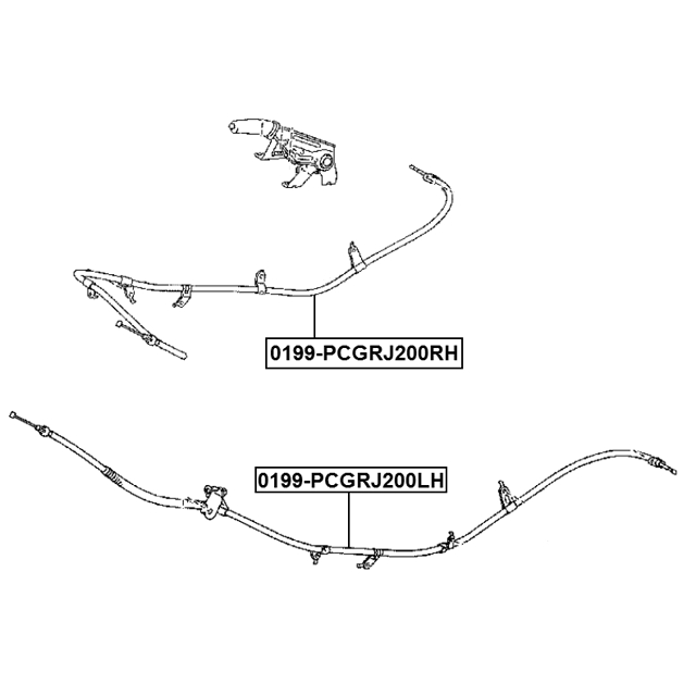 Трос стояночного тормоза лев preview 2