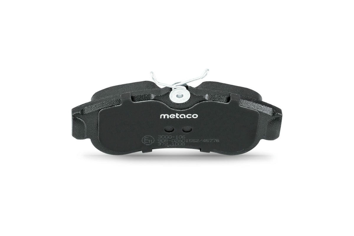 Колодки тормозные передние к-кт metaco 3000-106 preview 4