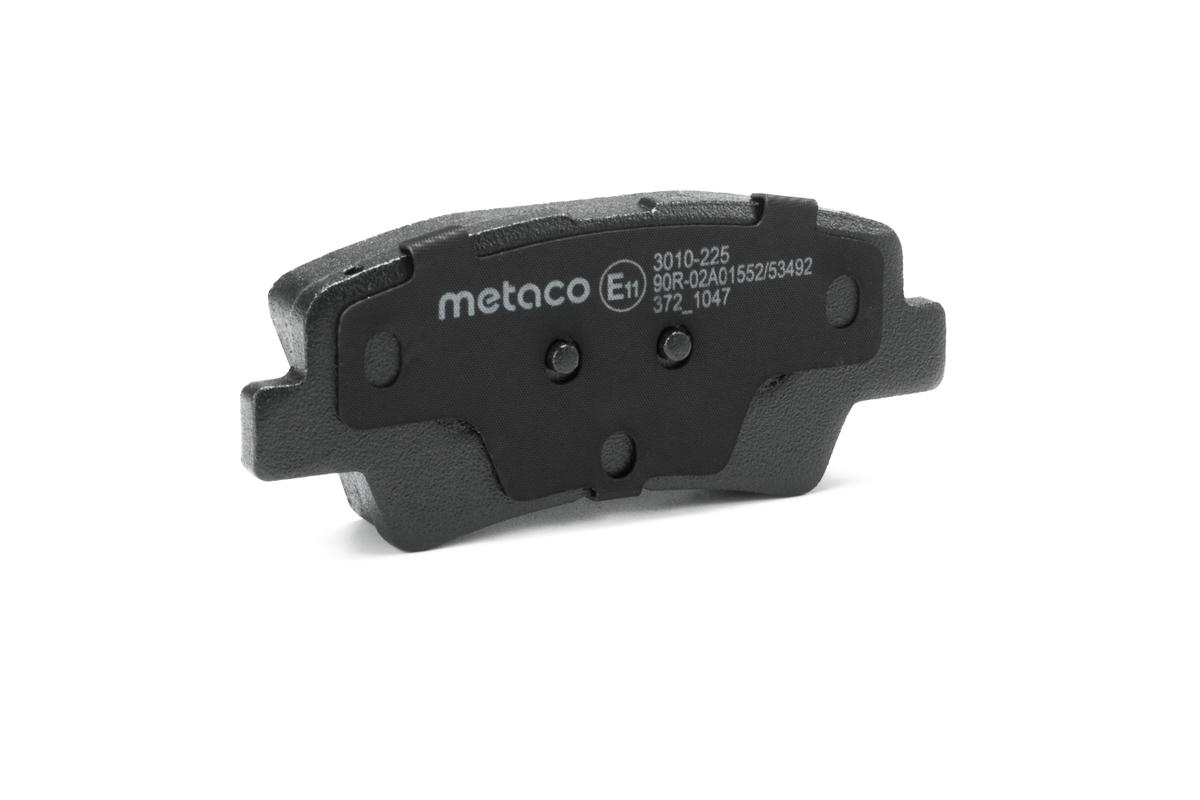 Колодки тормозные задние дисковые к-кт metaco 3010-225 preview 2