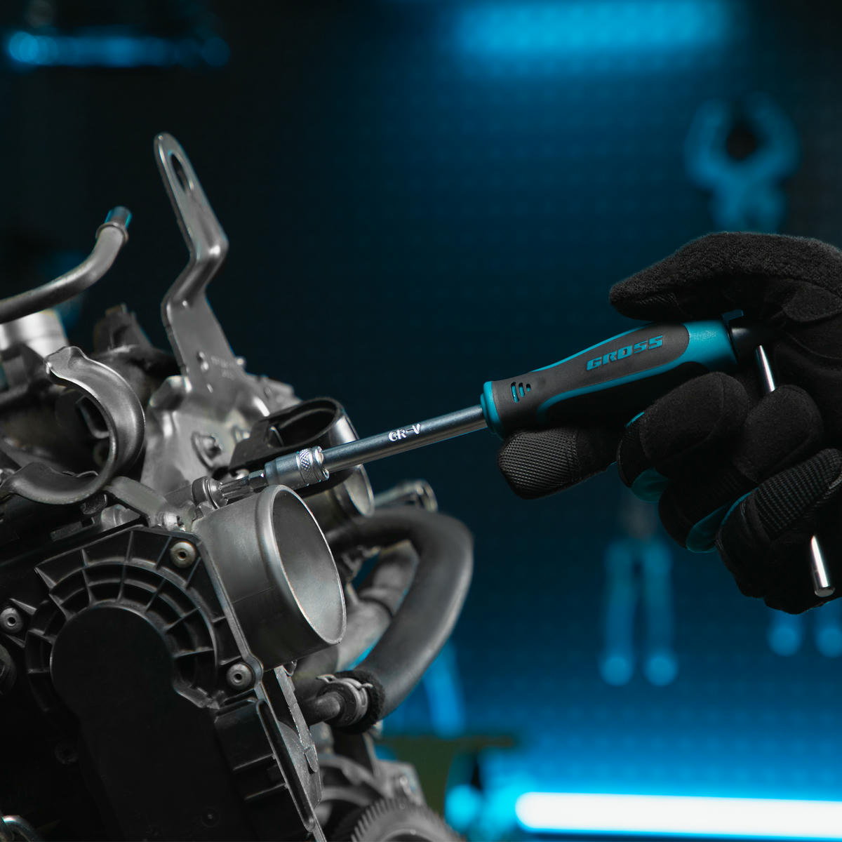 Набор инструмента 76пр. 1/2" 1/4" 120 зубьев GROSS preview 32