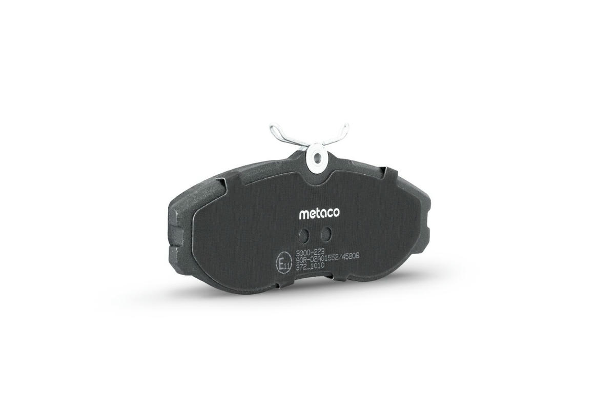 Колодки тормозные передние к-кт metaco 3000-223 preview 3