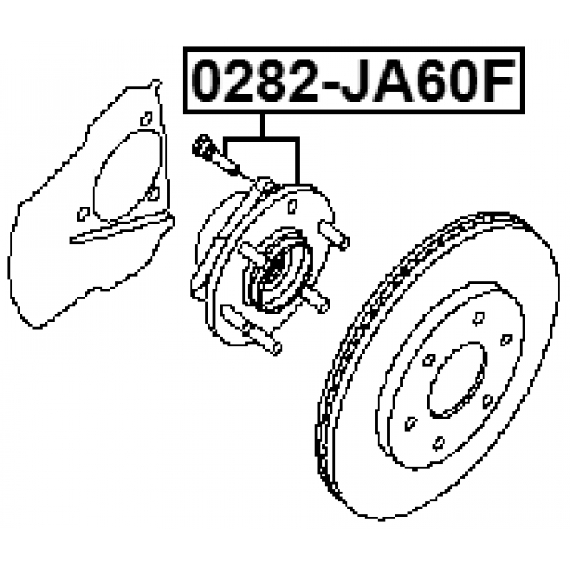 Подшипник ступицы FEBEST 0282-JA60F preview 2 Подшипник ступицы FEBEST 0282-JA60F preview 2