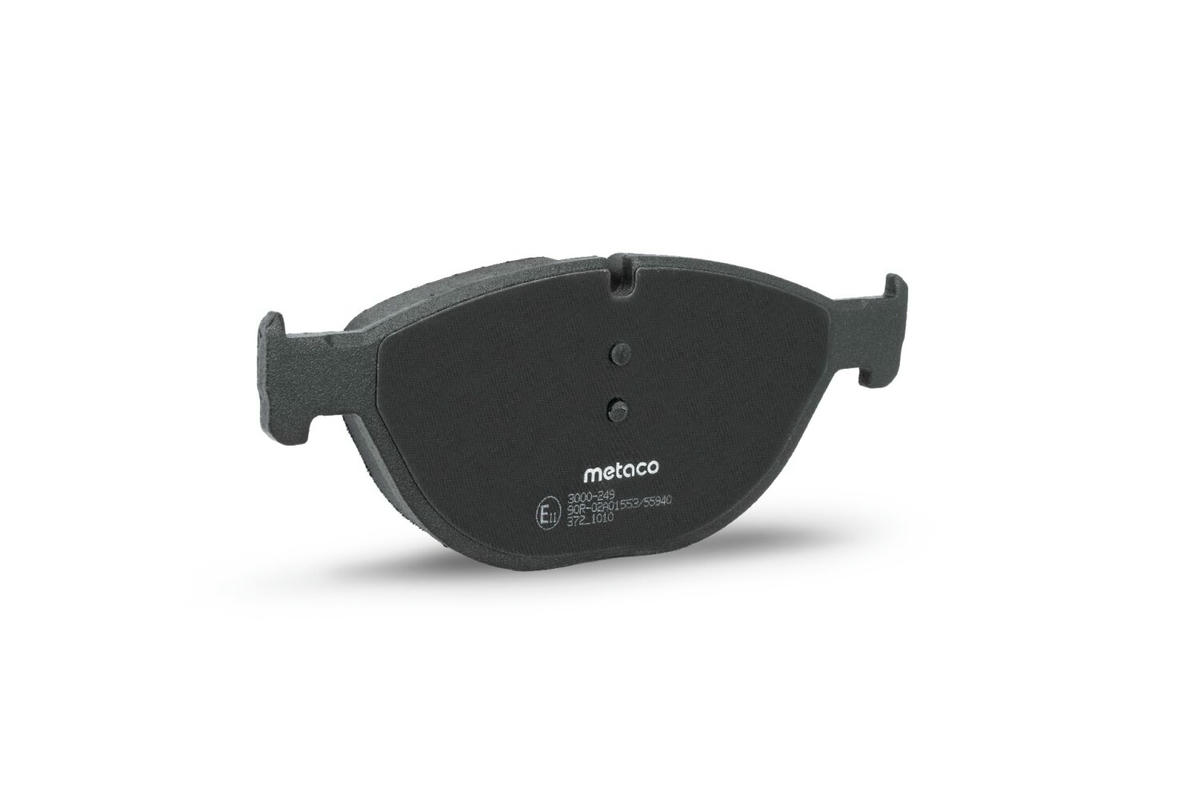 Колодки тормозные передние к-кт metaco 3000-249 preview 3