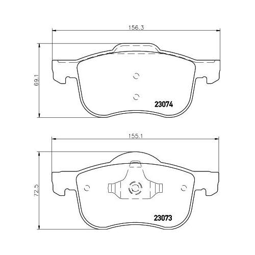 Колодки тормозные передние к-кт TRIALLI PF 4369 preview 3