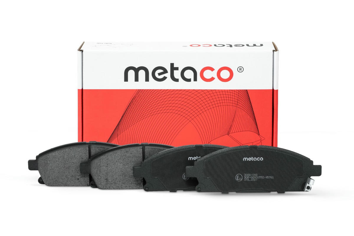 Колодки тормозные передние к-кт metaco 3000-093 preview 1