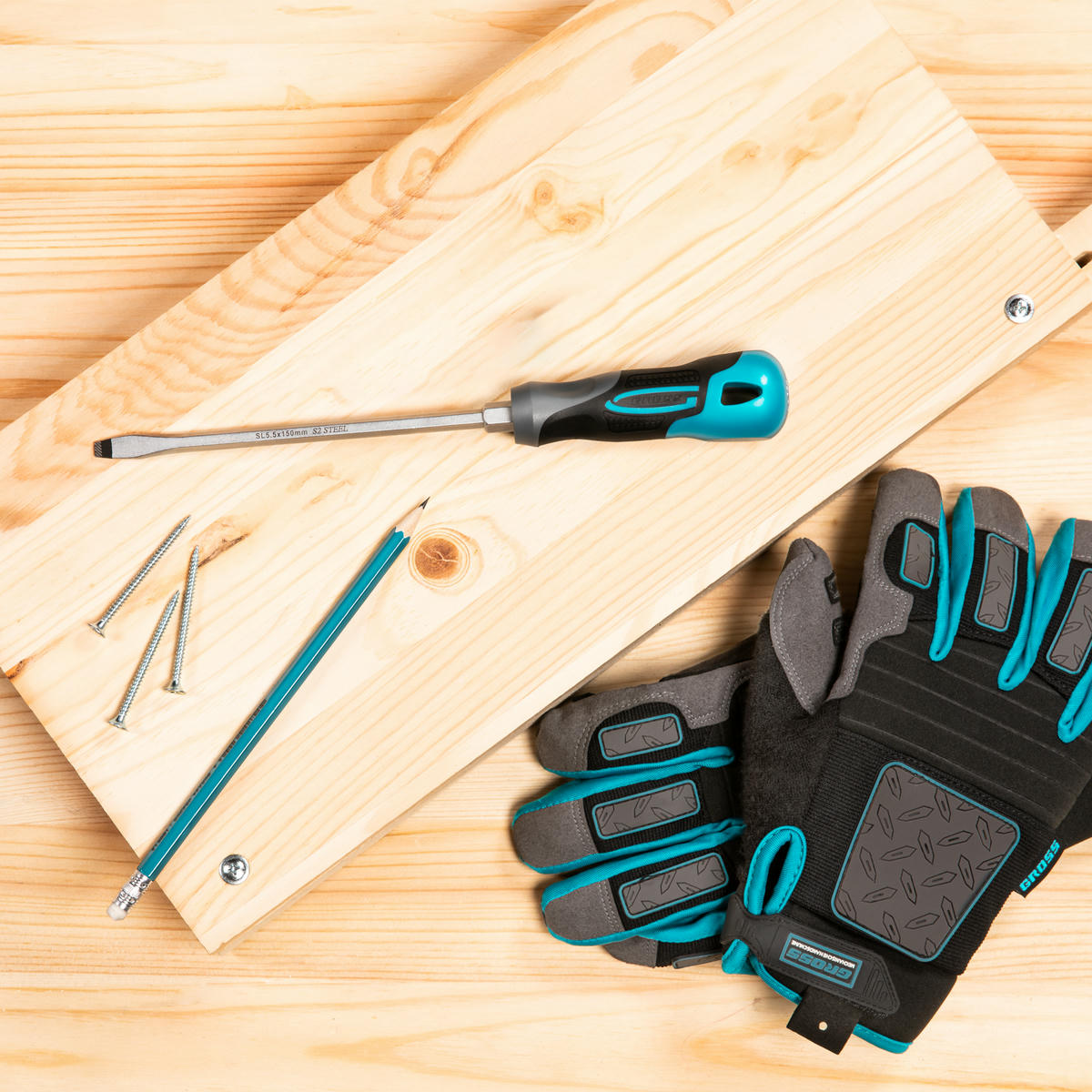 Отвертка SL5,5 x 150мм, S2, трехкомпонентная рукоятка GROSS preview 1