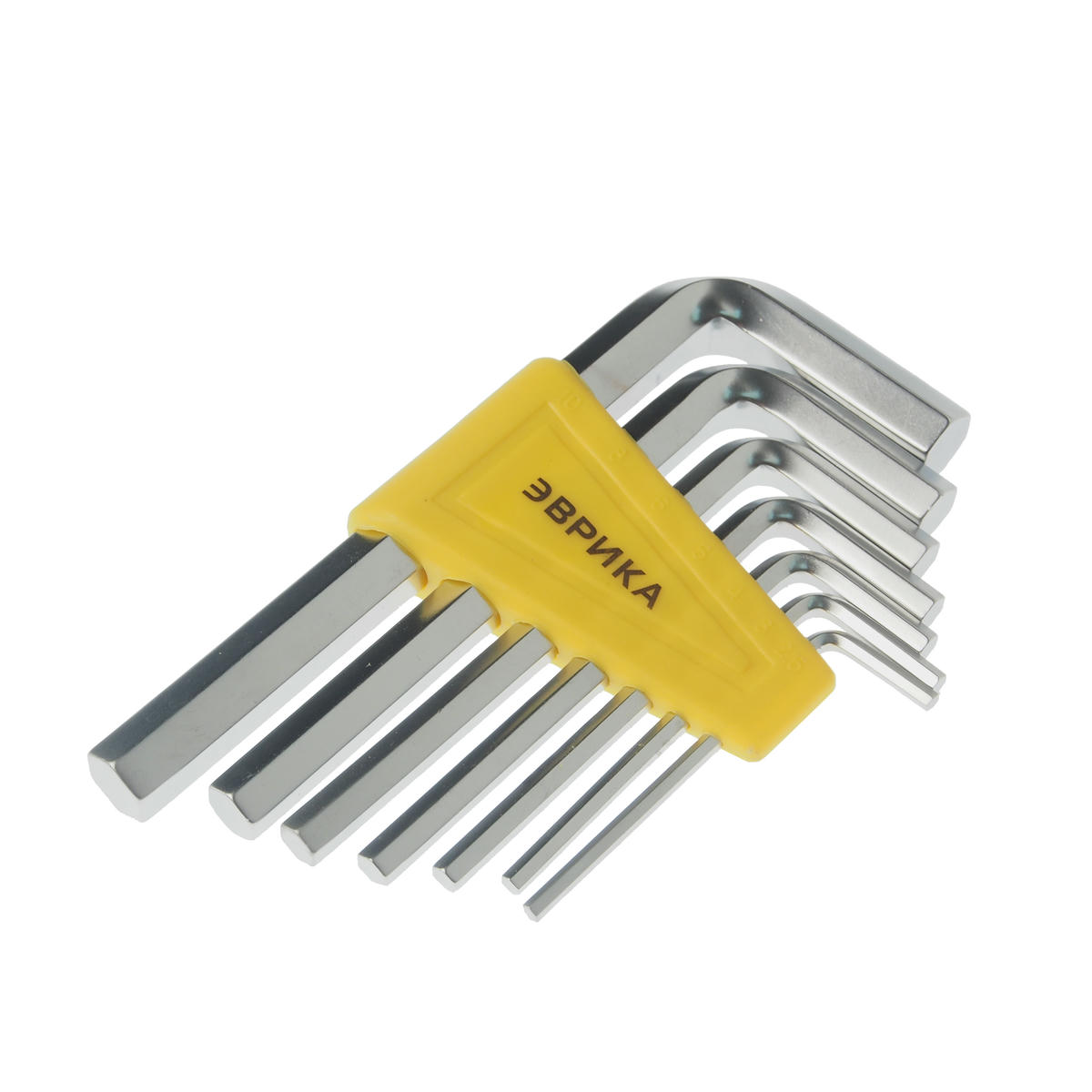 Набор ключей шестигранных Г-образных 2.5-10мм 7пр. ЭВРИКА preview 1