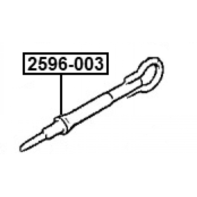 Крюк буксирный CITROEN/PEUGEOT FEBEST 2596-003 preview 2