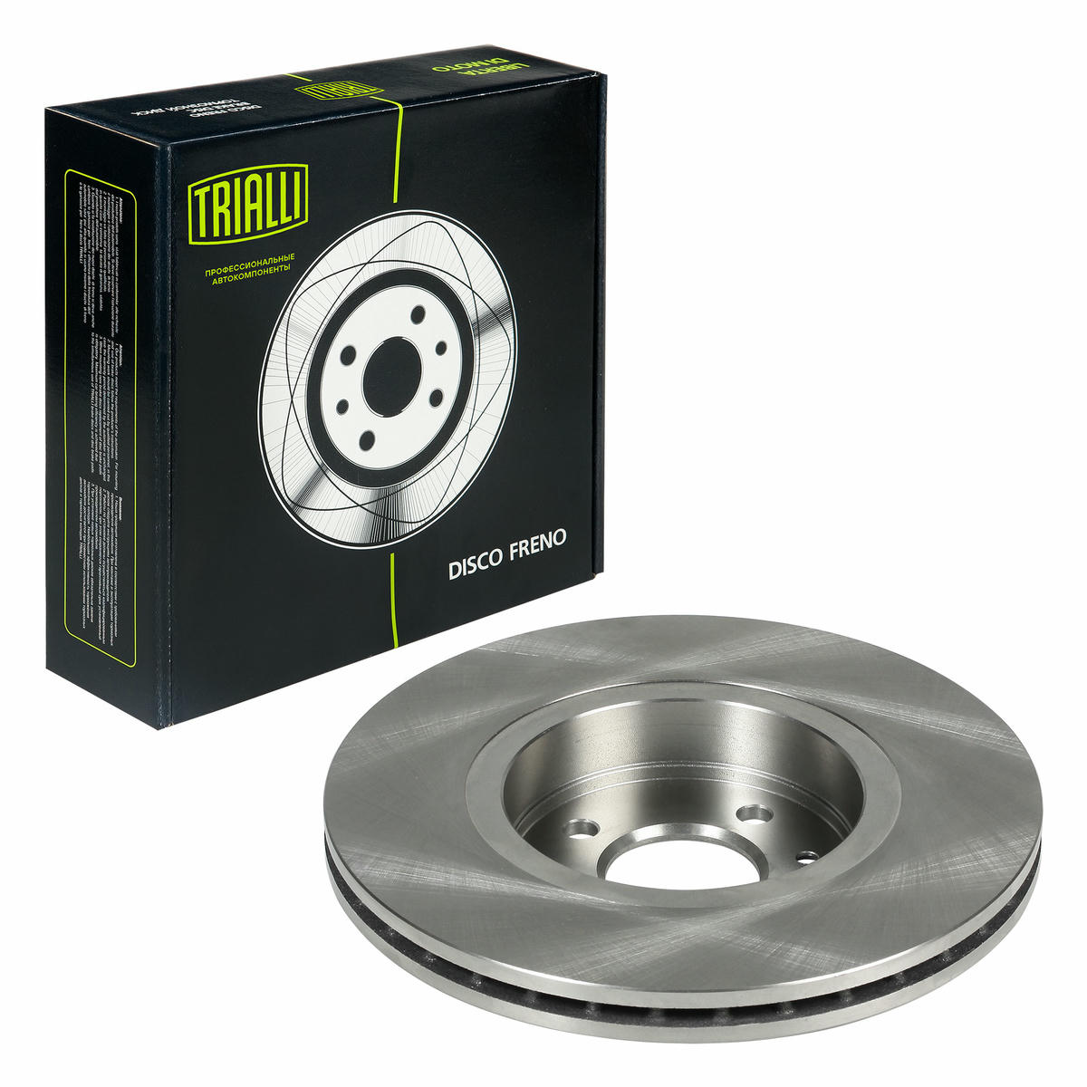 Диск тормозной передний вентилируемый TRIALLI DF 095105 preview 2