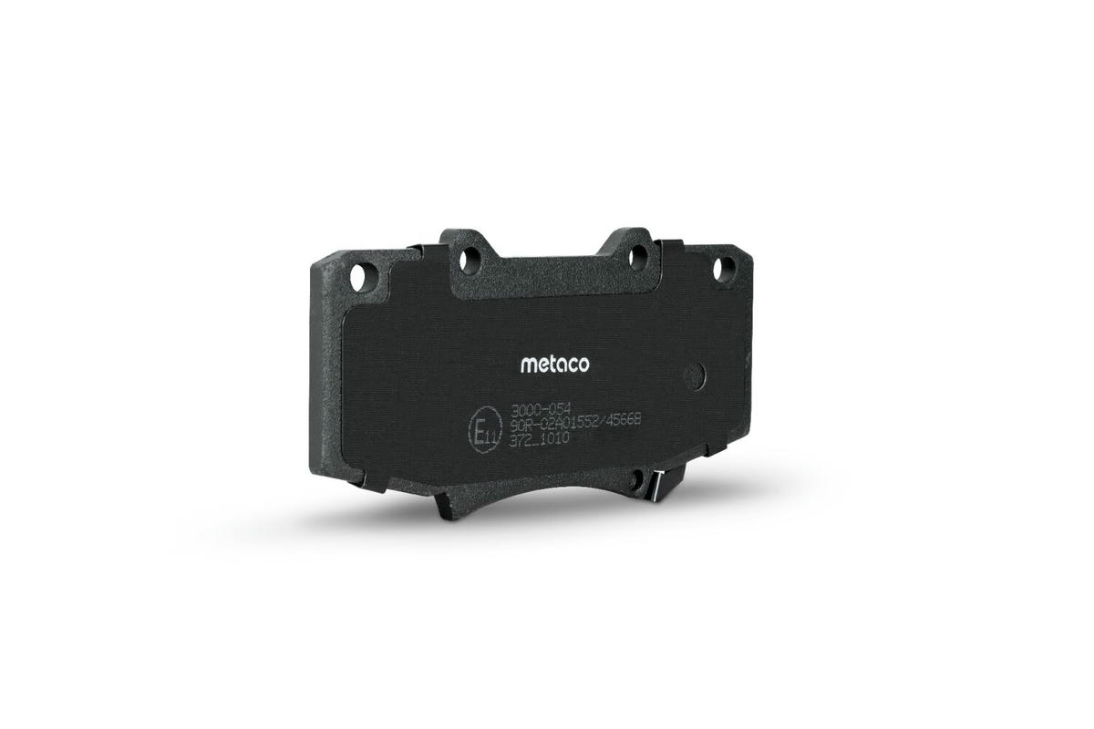 Колодки тормозные передние к-кт metaco 3000-054 preview 3