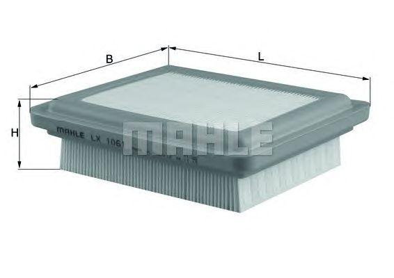 Фильтр воздушный KNECHT LX 1061 preview 1 Фильтр воздушный KNECHT LX 1061 preview 1