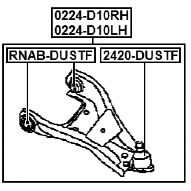 Рычаг передний левый preview 2