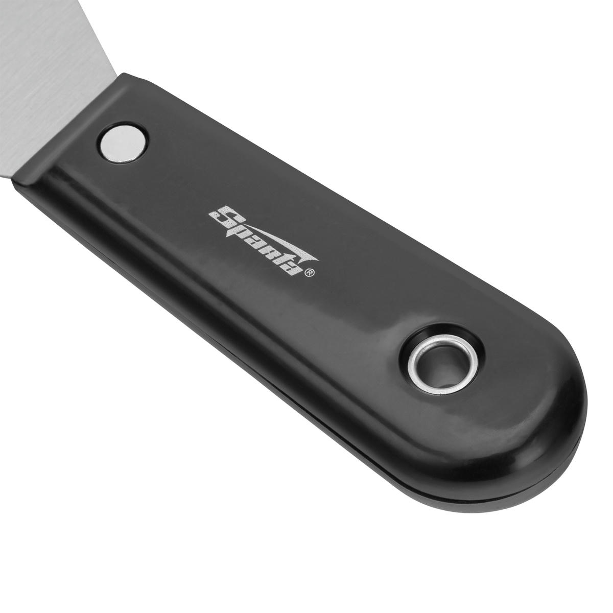 Шпательная лопатка стальная, 75 мм, полированная, пластмассовая ручка SPARTA preview 1