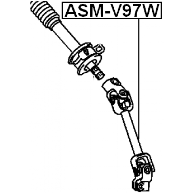 Кардан рулевой FEBEST ASM-V97W preview 2