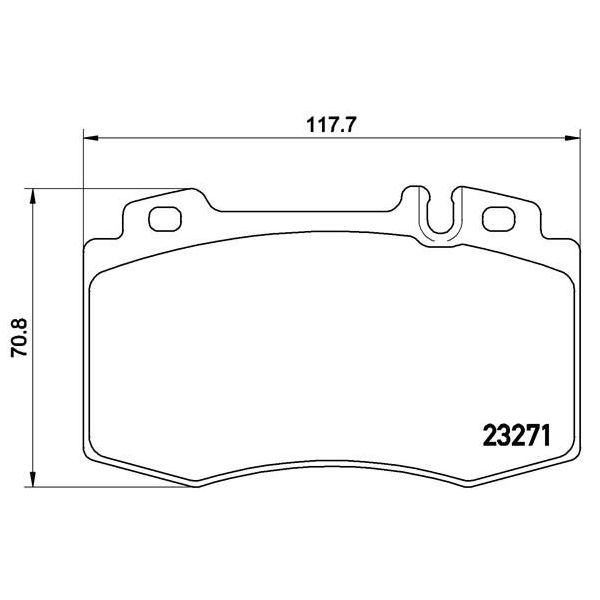 Колодки тормозные передние к-кт TRIALLI PF 4278 preview 2