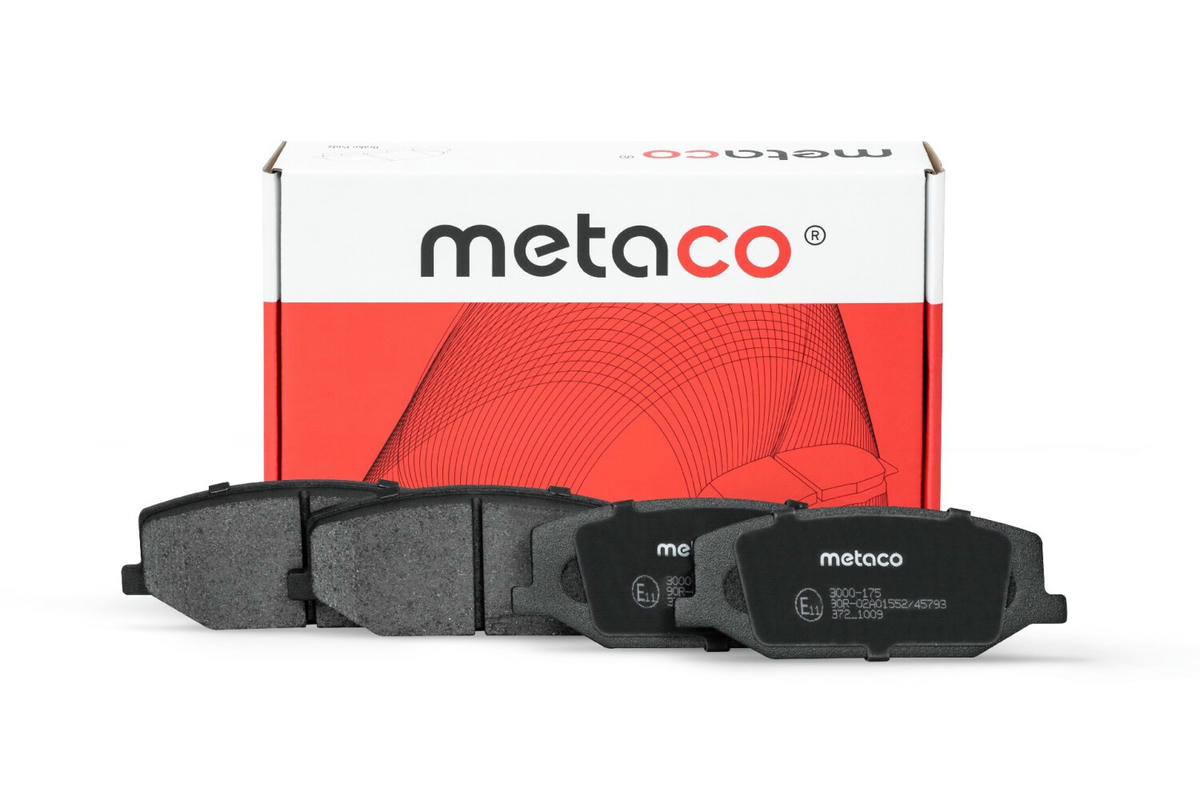 Колодки тормозные передние к-кт metaco 3000-175 preview 1