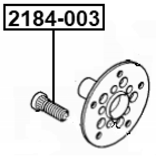Шпилька колесная Ford Transit Fy 2000-2006 FEBEST 2184-003 preview 2
