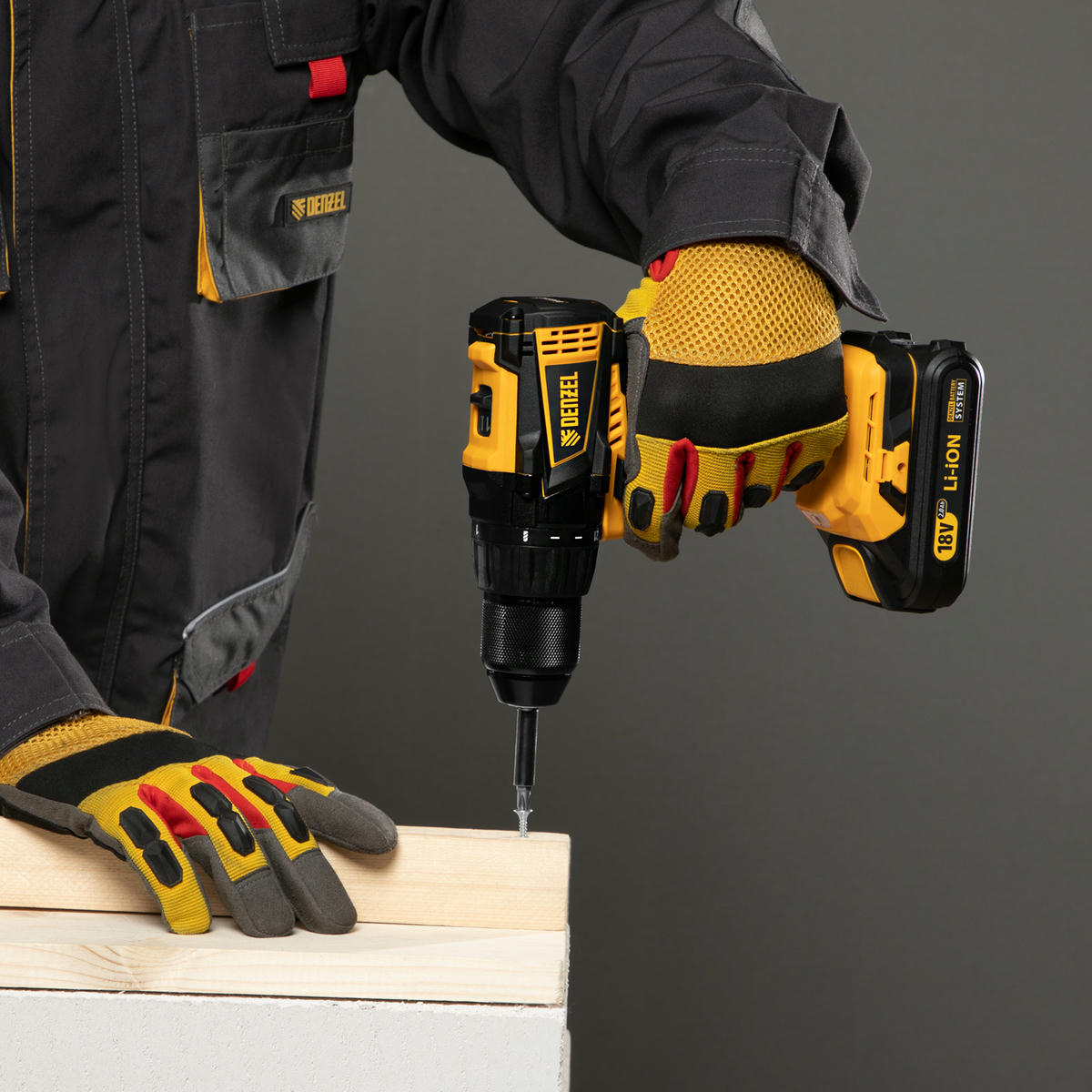 DENZEL 26121 Дрель-шуруповерт аккумуляторный бесщеточный BLDL-IB-18-02, Li-Ion, 18 В, 1.5 А/ч, 2 акб preview 18