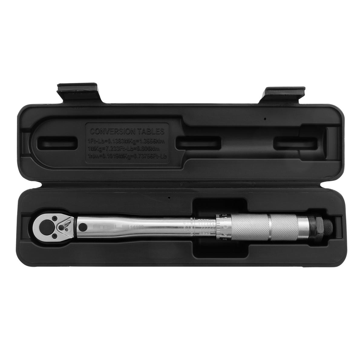 Ключ динамометрический 5-24Нм 1/4" CrV хромир STELS preview 6