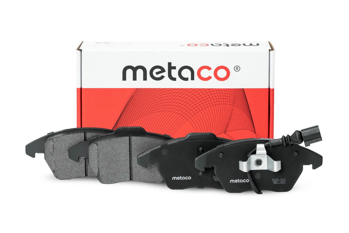 Колодки тормозные передние к-кт metaco 3000-013 preview 1