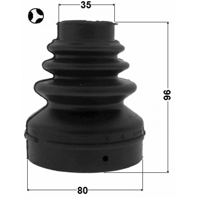 2515-C4T_к-кт пыльника ШРУСа внутреннего! Citroen C2-C5 02>, Peugeot 207/307/407 01> preview 2