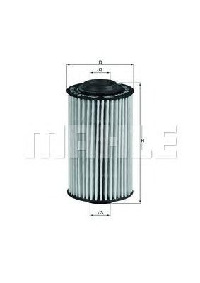 Фильтр масляный KNECHT OX 399 D preview 1