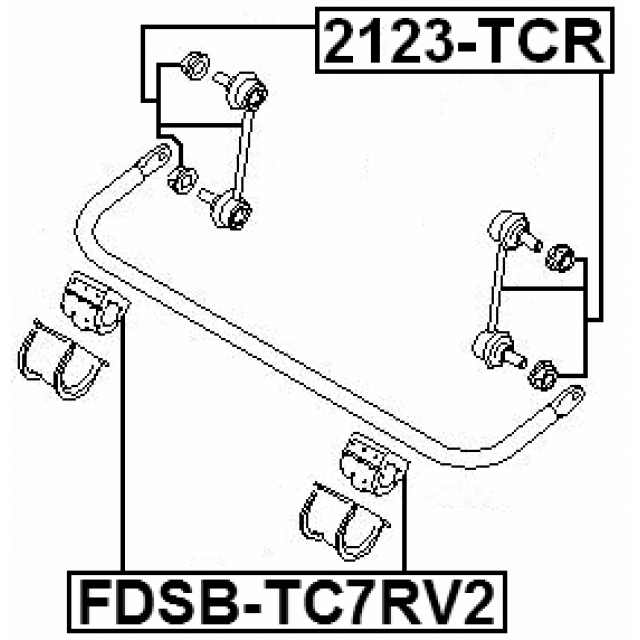 FDSBTC7RV2_втулка стабилизатора переднего! d22 без высокой крыши Ford Tourneo/Transit 1.8/1.8Di 02> preview 2 FDSBTC7RV2_втулка стабилизатора переднего! d22 без высокой крыши Ford Tourneo/Transit 1.8/1.8Di 02> preview 2