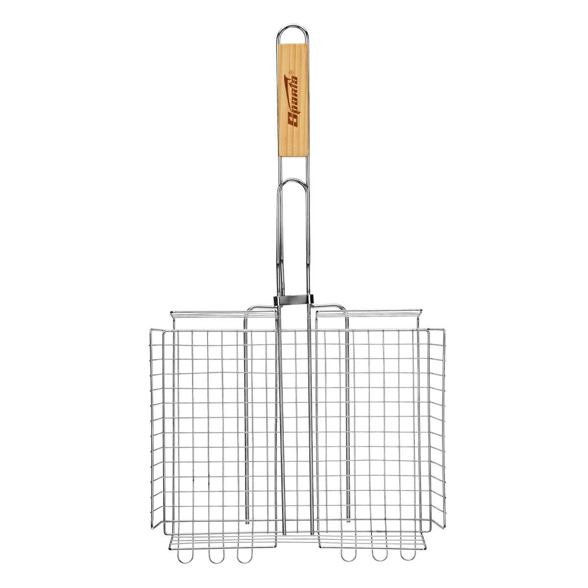 Решетка-гриль 240х310х55 мм, объемная хромированная SPARTA preview 2