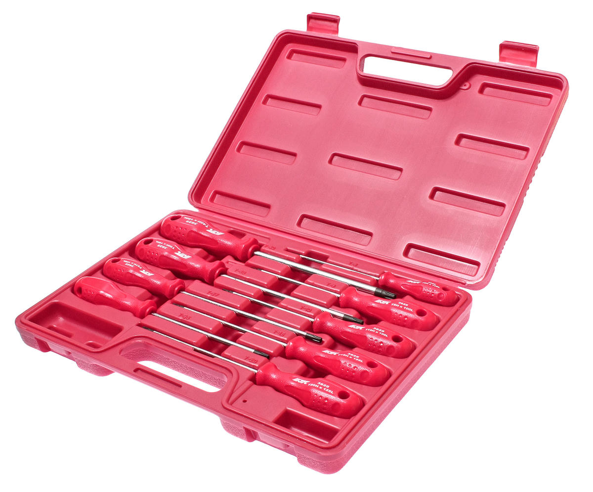 Набор отверток TORX T8Hx100мм-T40Hx150мм 9шт JTC preview 1