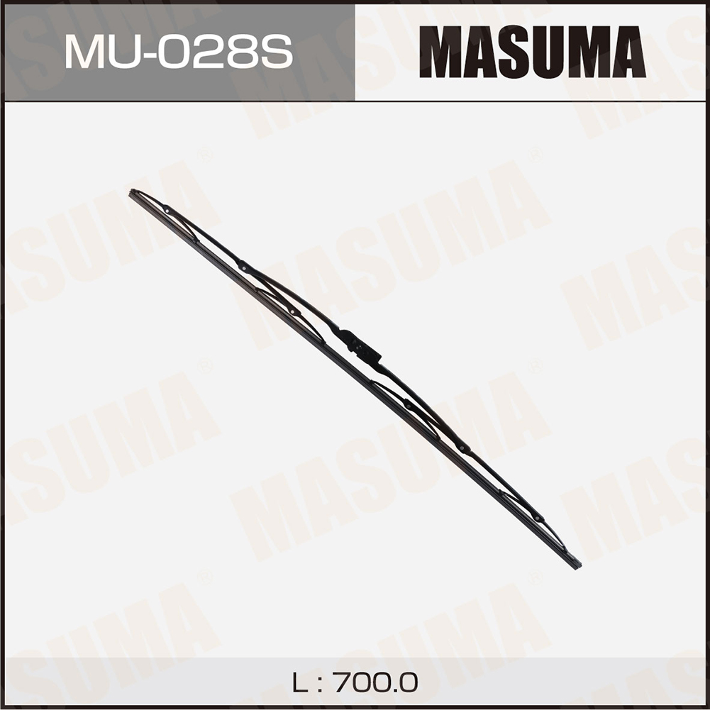 Щетка стеклоочистителя 700 мм каркасная 1 шт MASUMA WIPER BLADE MU-028S preview 1
