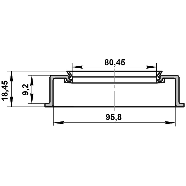 Сальник ступицы FEBEST 95ADS-81960918X preview 2