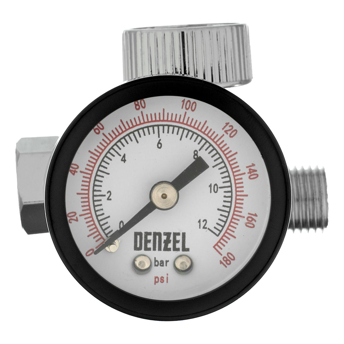 Регулятор давления с манометром для краскопульта K1500, 12 бар, 1/4 DENZEL preview 2