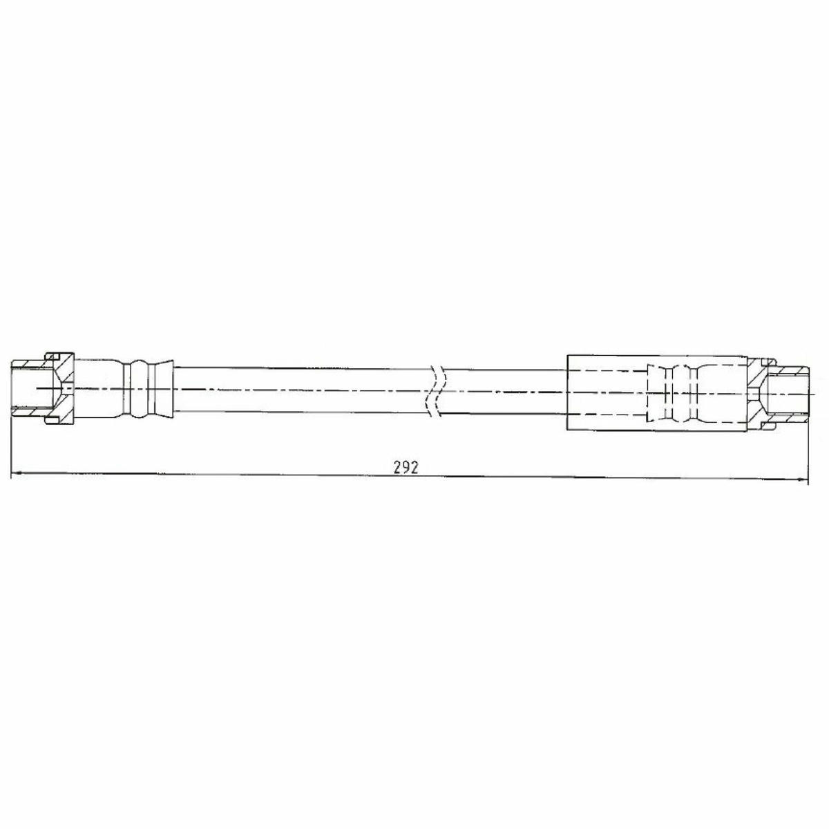 Шланг тормозной TRIALLI BF 4811 preview 2