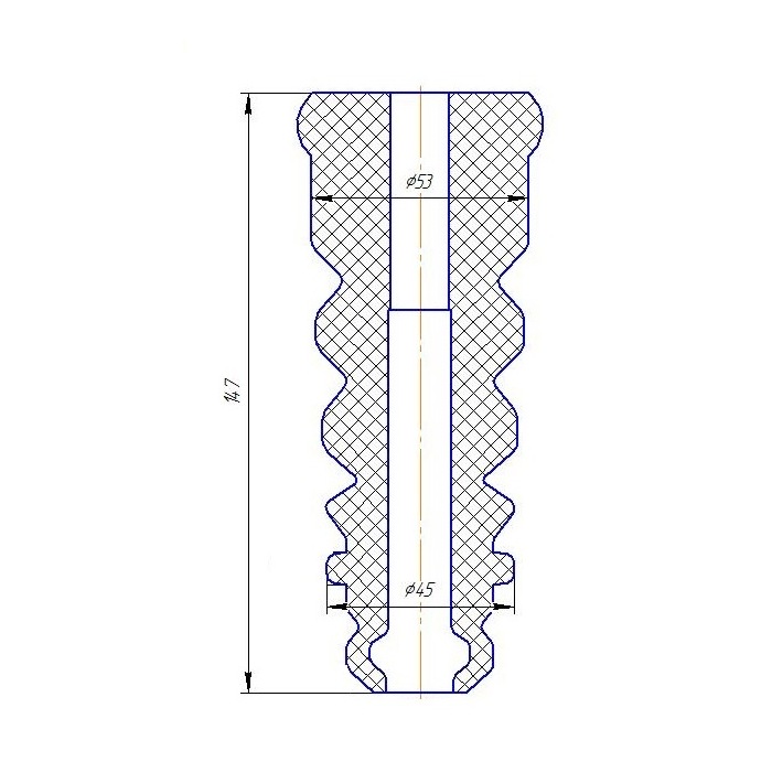 Отбойник заднего амортизатора TRIALLI BC 1882 preview 2
