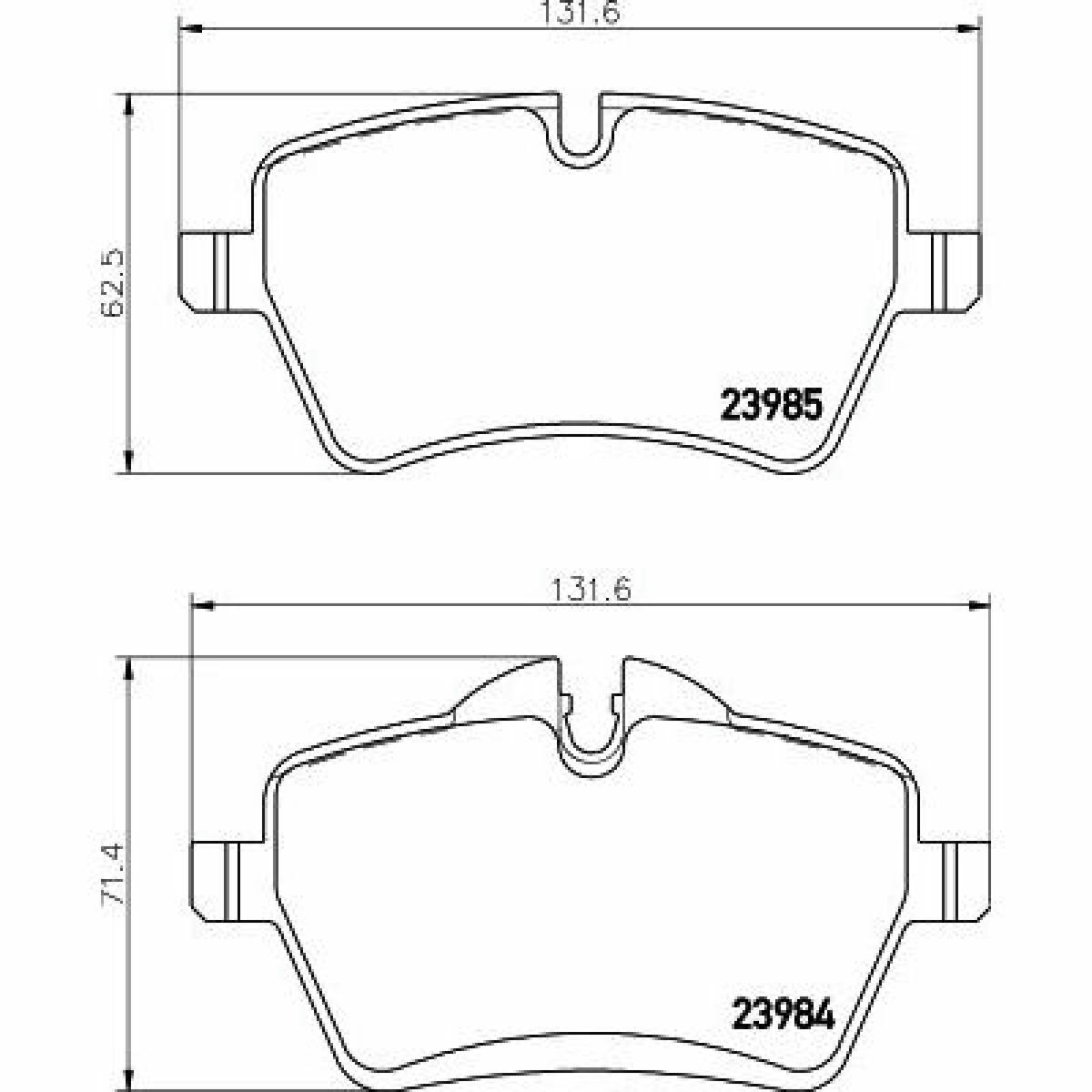 Колодки тормозные передние к-кт TRIALLI PF 4190 preview 2