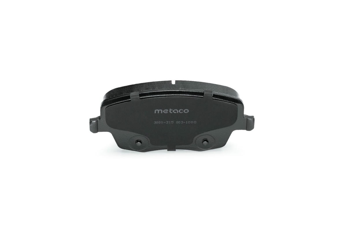 Колодки тормозные передние к-кт metaco 3000-315 preview 4